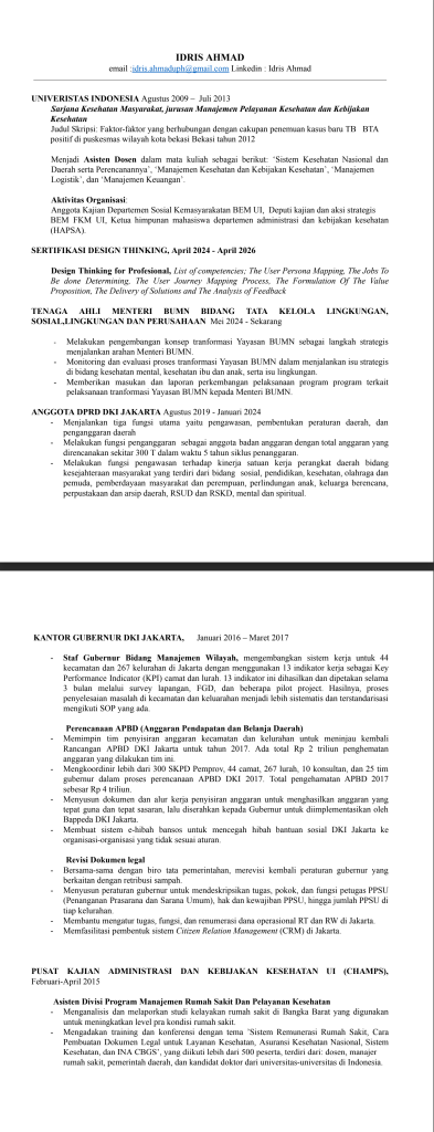 Cv idris ahmad pdf google drive 04 11 2025 01 39 am