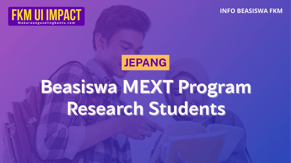 Beasiswa mext program research students